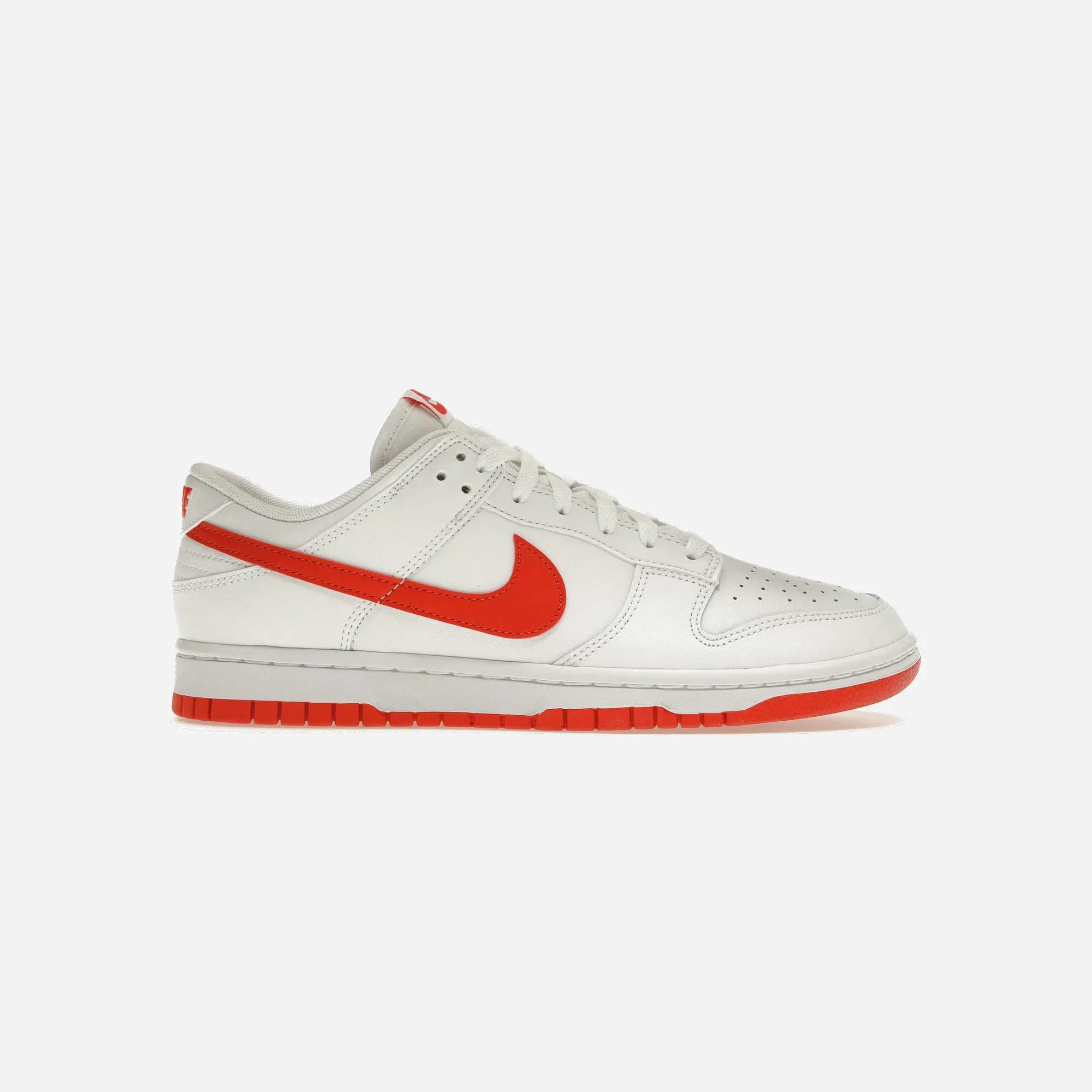 Dunk Low Retro White Picante Red