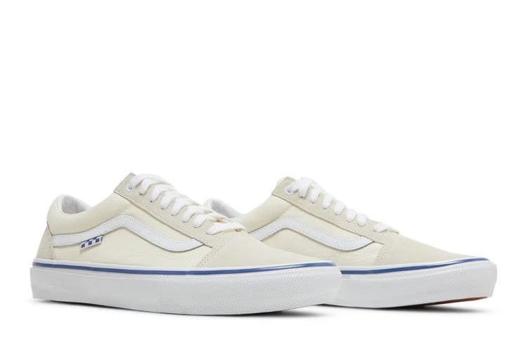 Vans Skate Old Skool Checkerboard - Off White