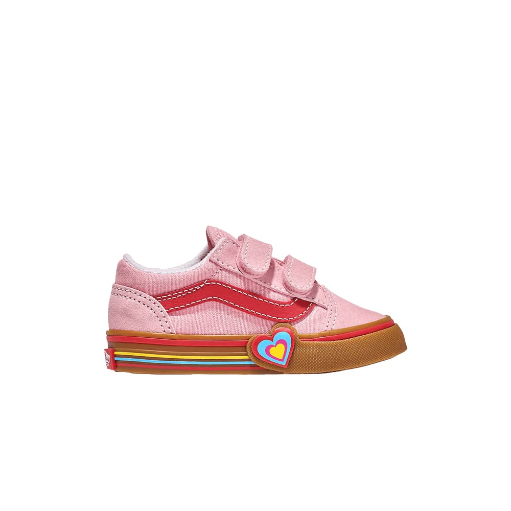 Vans Old Skool V Toddler Pink Heart