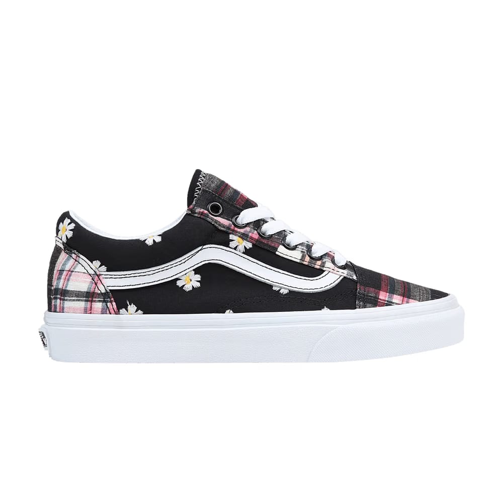 Vans Old Skool Floral Plaid Patchwork