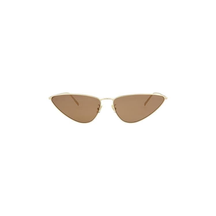 Saint Laurent Cat Eye Sunglasses Gold/Brown