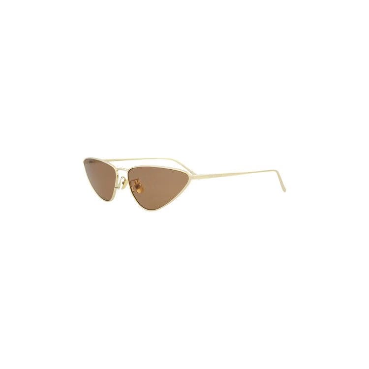Saint Laurent Cat Eye Sunglasses Gold/Brown