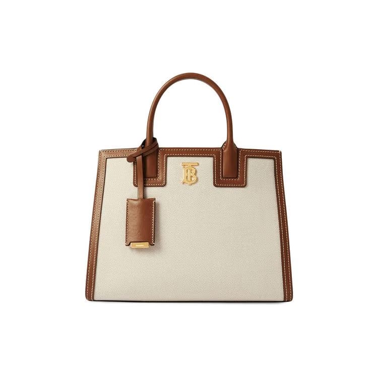 Burberry Mini Frances Tote Bag Brown