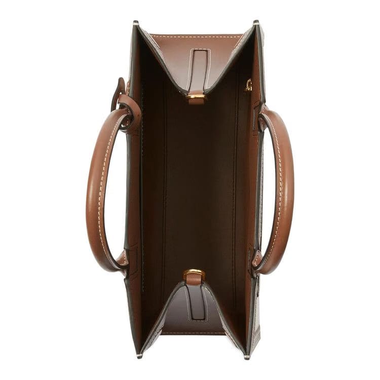Burberry Mini Frances Tote Bag Brown