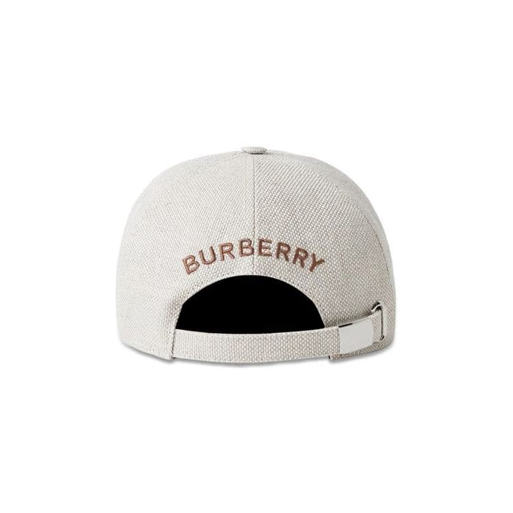 Burberry Logo Embroidered Baseball Cap Archive Beige