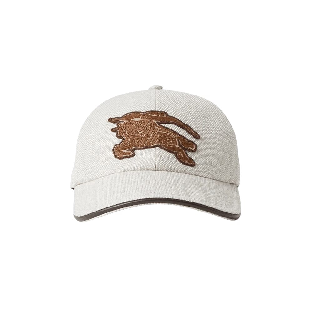 Burberry Logo Embroidered Baseball Cap Archive Beige