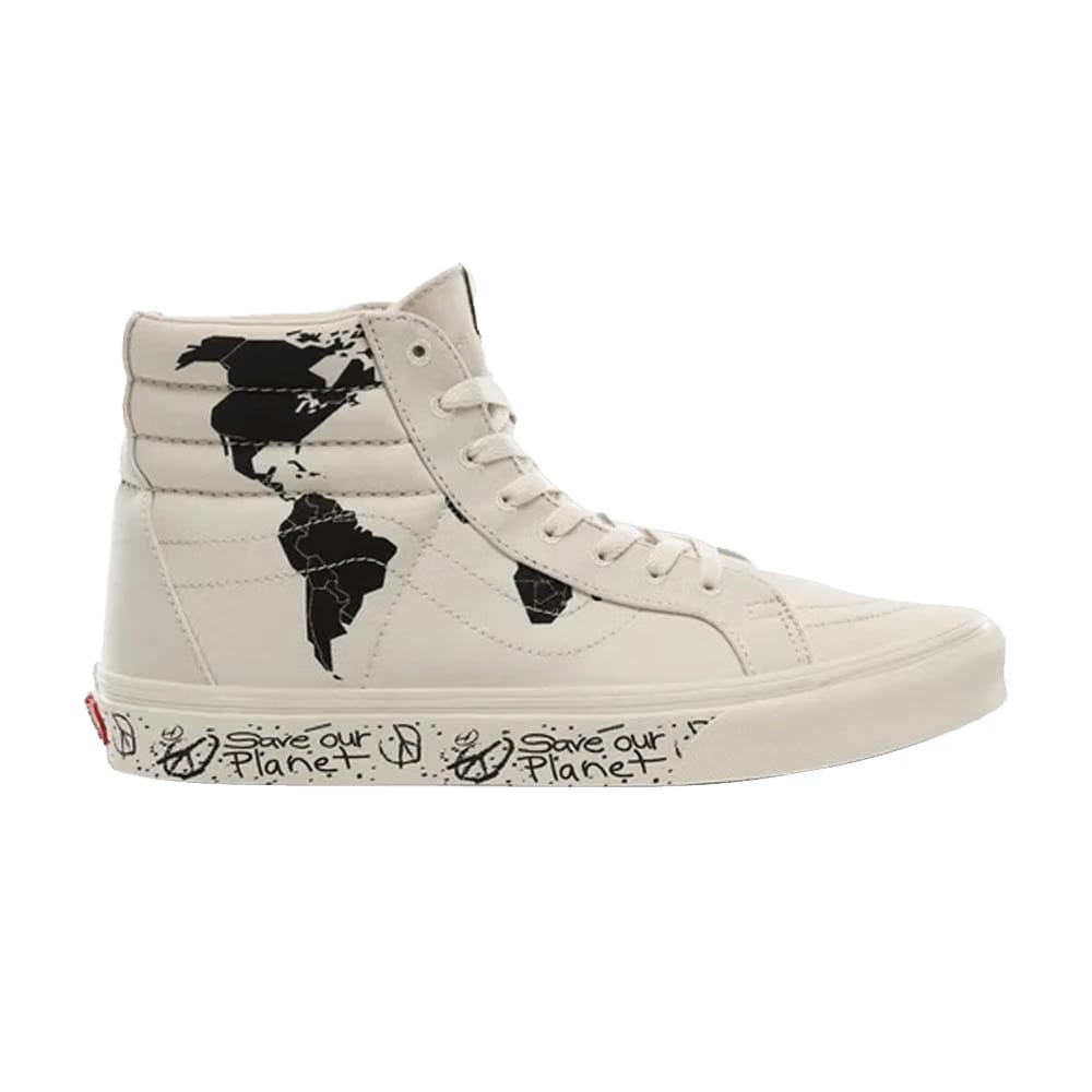 Vans Save Our Planet x Sk8-Hi Reissue White Black