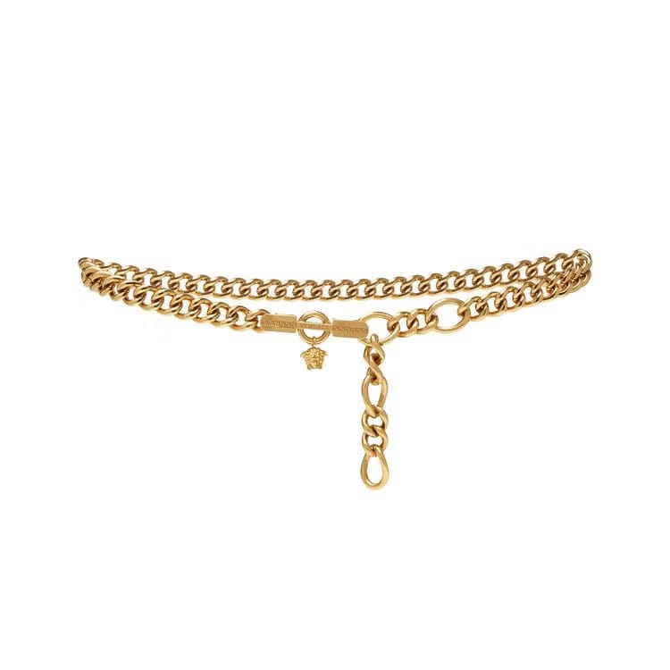 Versace Medusa Chain Belt Versace Gold
