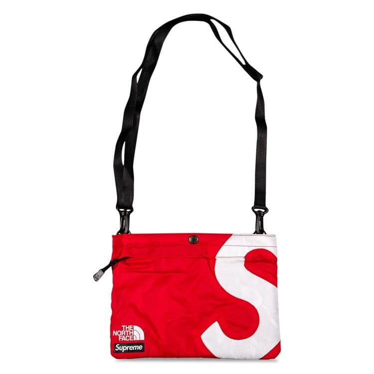 Supreme x The North Face S Logo Shoulder Bag Red