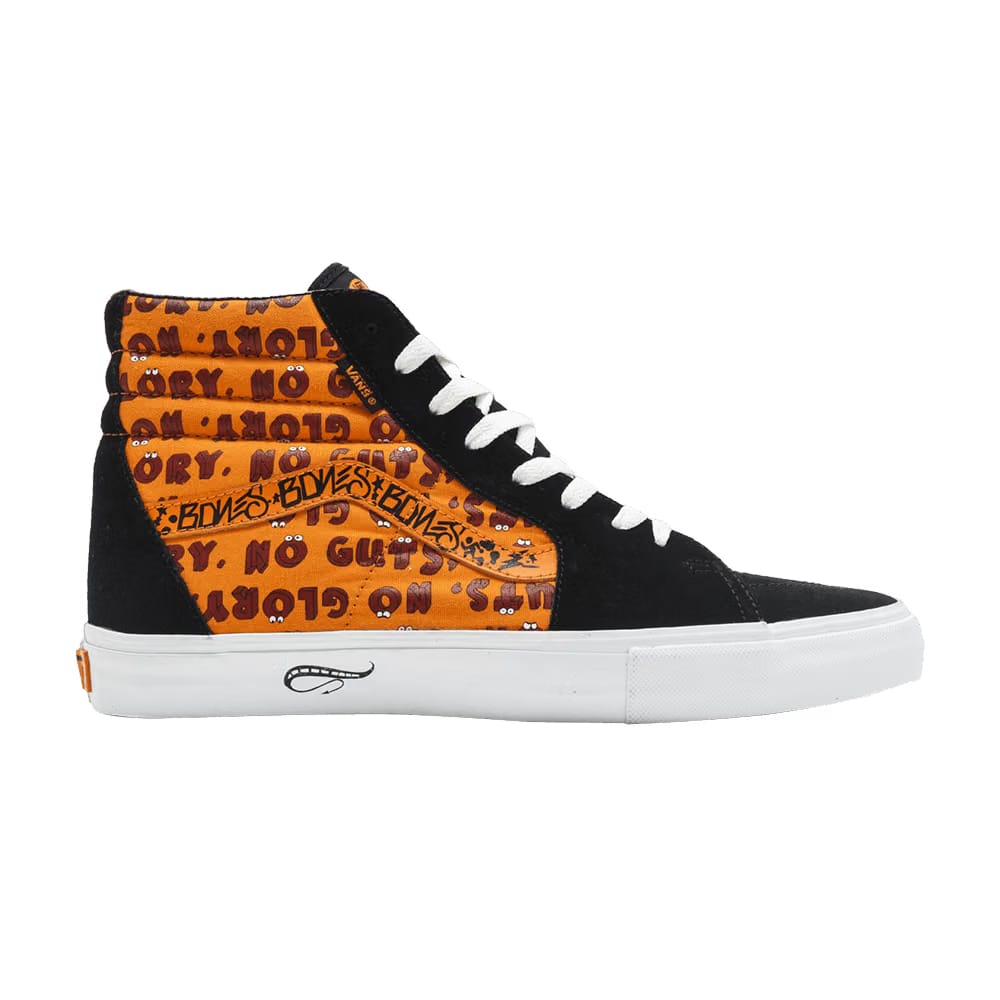 Vans WTAPS x Syndicate Sk8-Hi No Guts, No Glory - Orange Popsicle