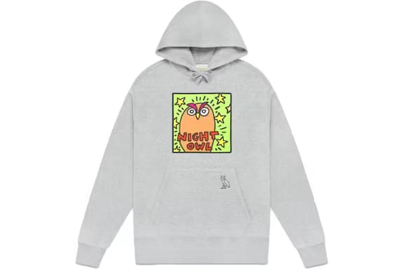 OVO x Keith Haring Hoodie Heather Grey