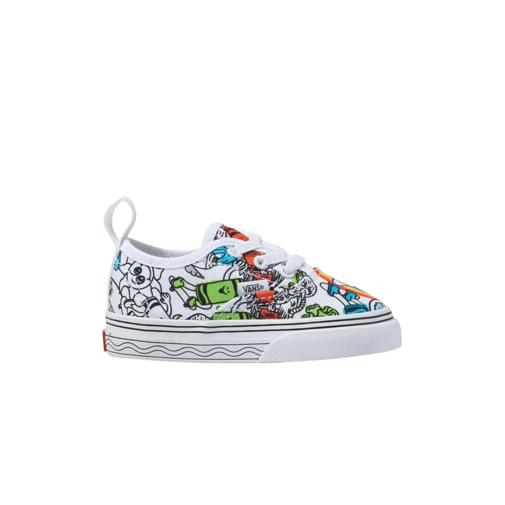 Crayola x Vans Authentic Elastic Lace Toddler Sketch Your Way