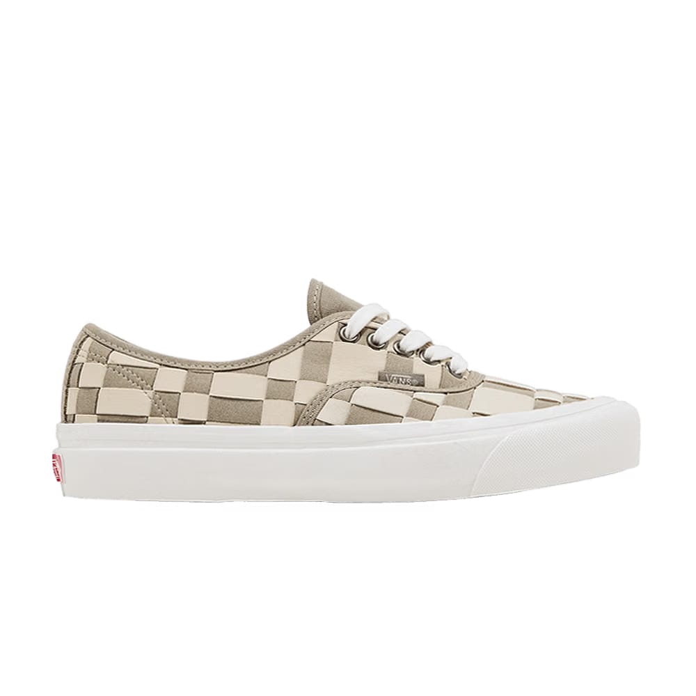 Vans Authentic 44 DX Woven Check - Brown Khaki