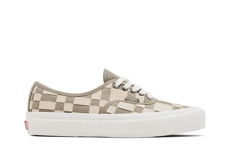 Vans Authentic 44 DX Woven Check - Brown Khaki