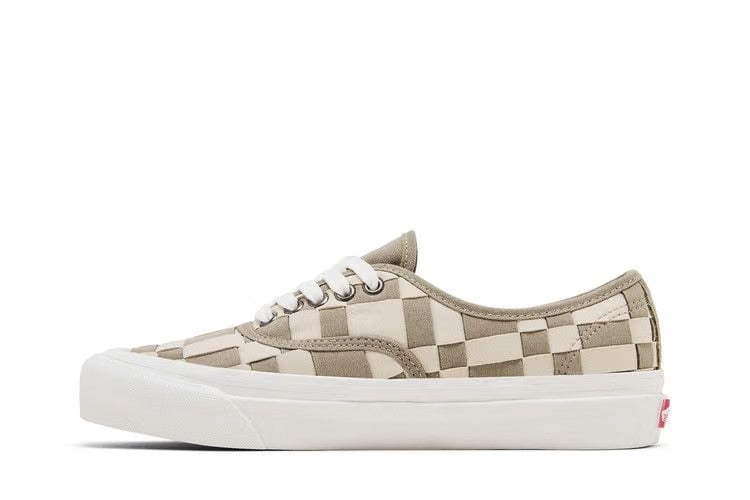 Vans Authentic 44 DX Woven Check - Brown Khaki