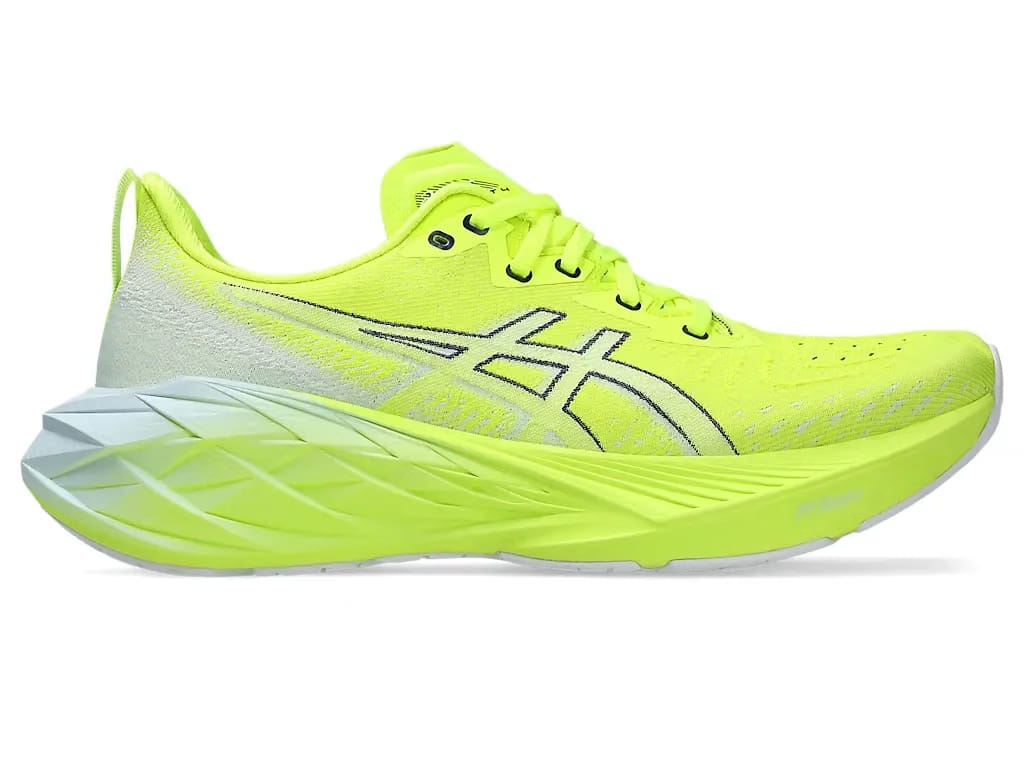 Asics Novablast 4 Safety Yellow/Cool Grey