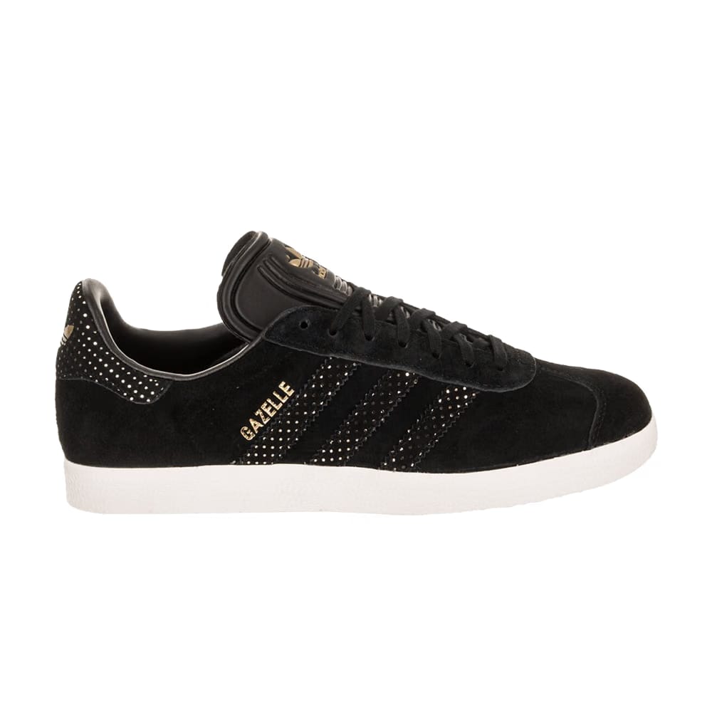 Adidas Gazelle Core Black Gold Metallic W