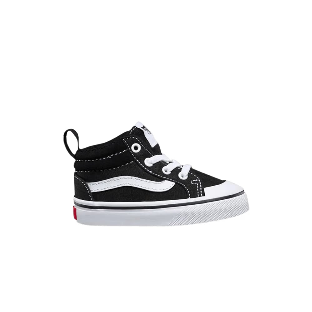 Vans Racer Mid Toddler Black White