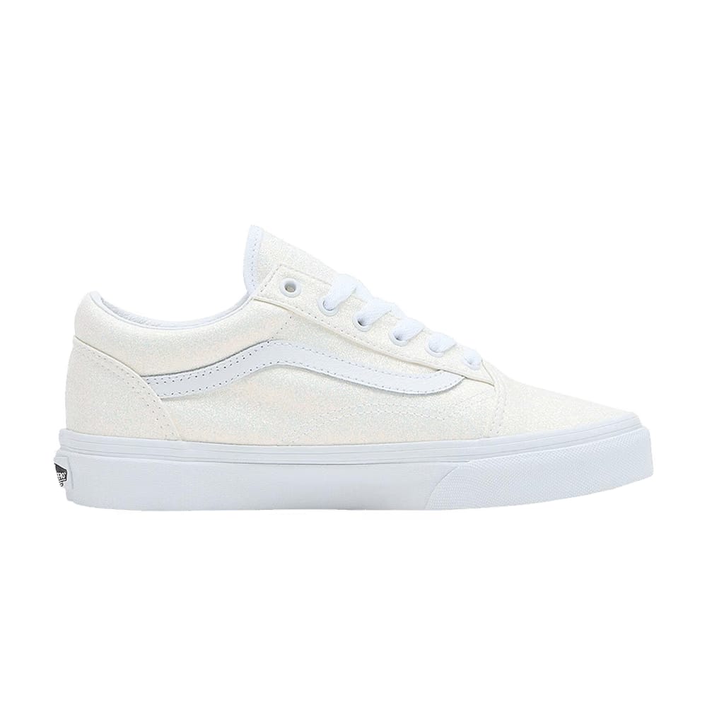 Vans Old Skool Kids Glitter White