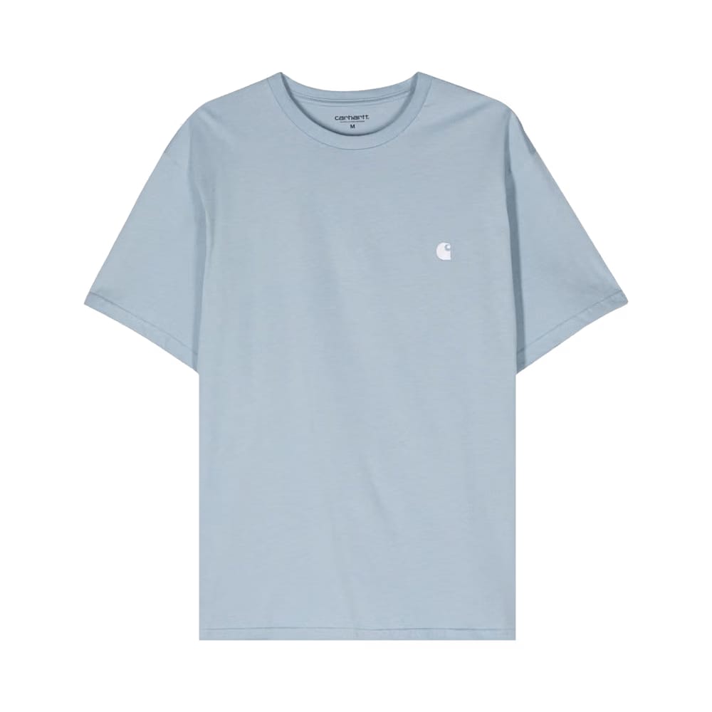 Carhartt WIP Madison T-Shirt Frosted Blue/White