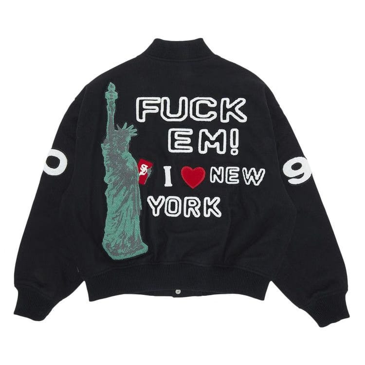 Supreme Tourist Varsity Jacket Black