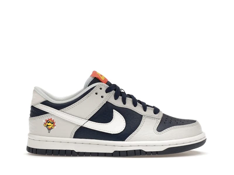 Nike Dunk Low UV Reactive Photon Dust Midnight Navy (GS)
