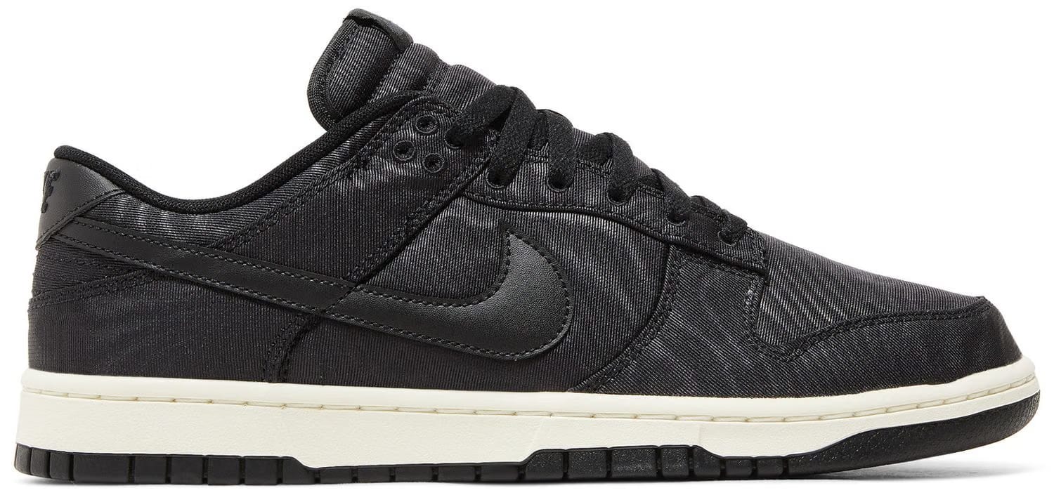 NIKE DUNK LOW BLACK CANVAS