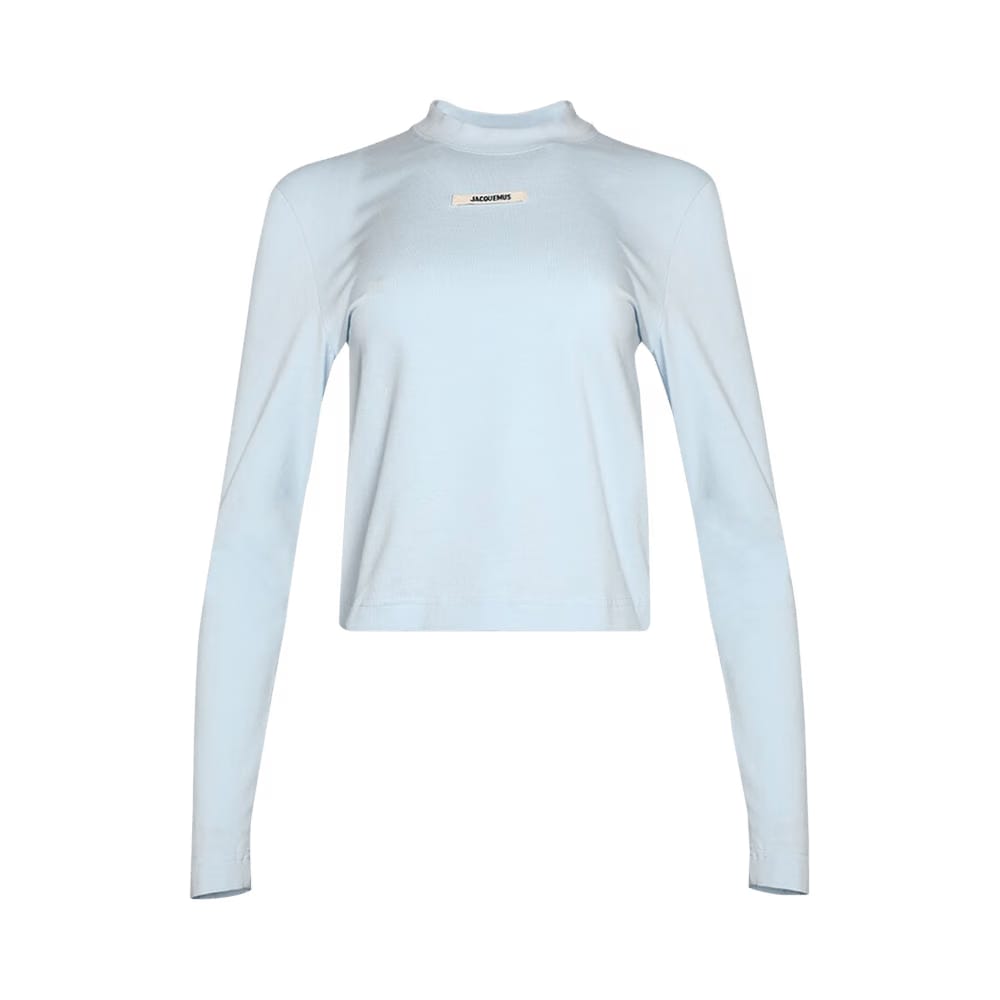 Jacquemus Le T-Shirt Gros Grain Light Blue