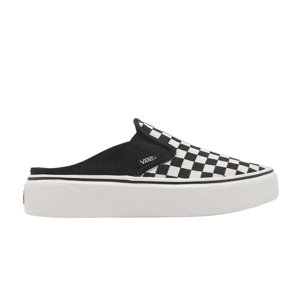 Vans V98 Mule Hover Slip-On Black White Checkerboard