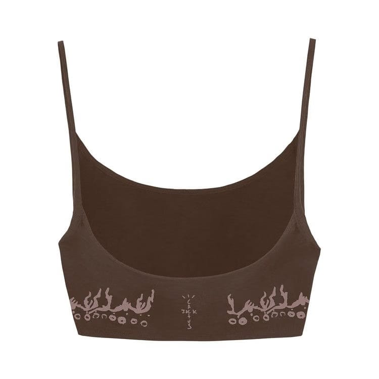 Cactus Jack by Travis Scott Sunshine Cropped Tank Brown
