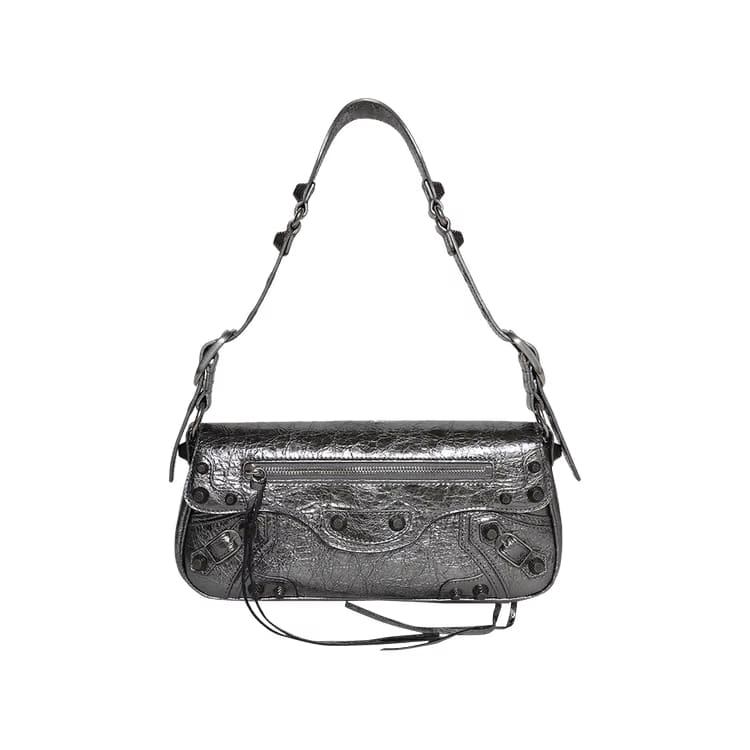 Balenciaga Le Cagole Sling Bag Silver