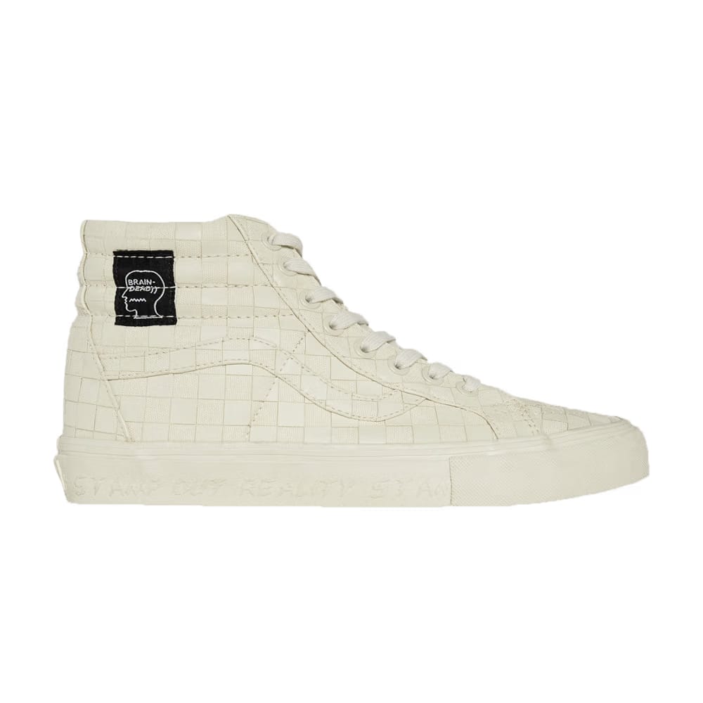 Brain Dead x DSM x Vans Sk8-Hi Reissue LX Stamp Out Reality - White