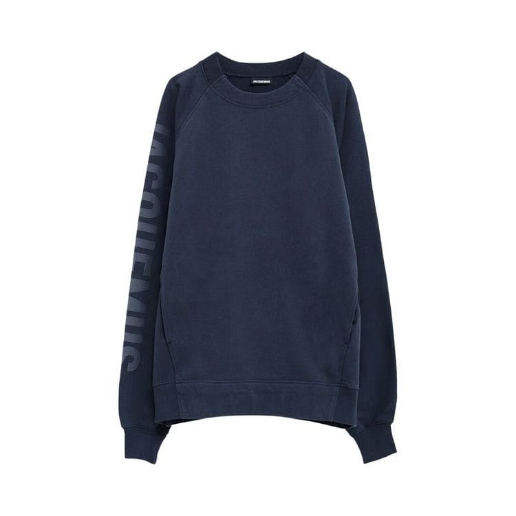 Jacquemus Le SweaT-Shirt Typo Dark Navy