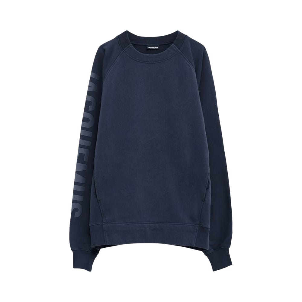 Jacquemus Le SweaT-Shirt Typo Dark Navy