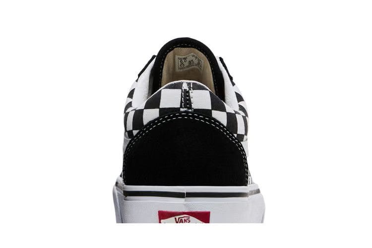 Vans Old Skool Platform Black White Checkerboard