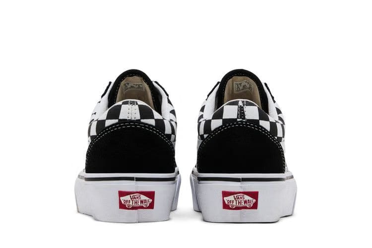 Vans Old Skool Platform Black White Checkerboard