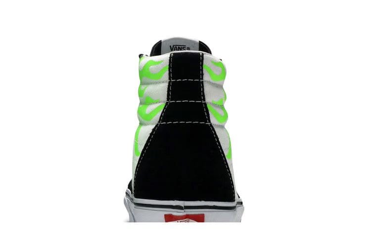 Vans Sk8-Hi Flame Black White