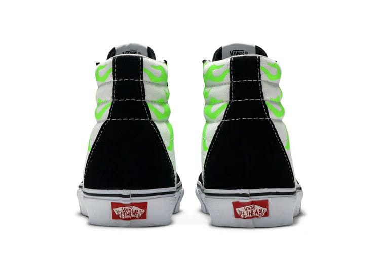 Vans Sk8-Hi Flame Black White