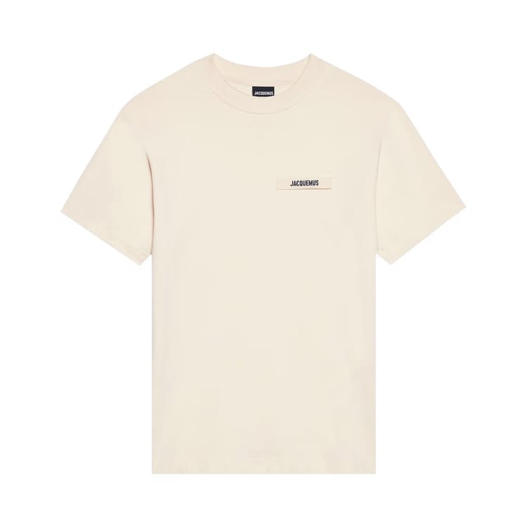 Jacquemus Le T-Shirt Gros Grain Beige