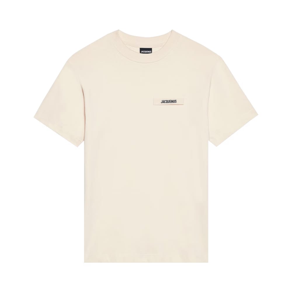 Jacquemus Le T-Shirt Gros Grain Beige