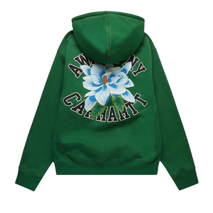 Awake NY x Carhartt WIP Printed Hoodie Dark Green