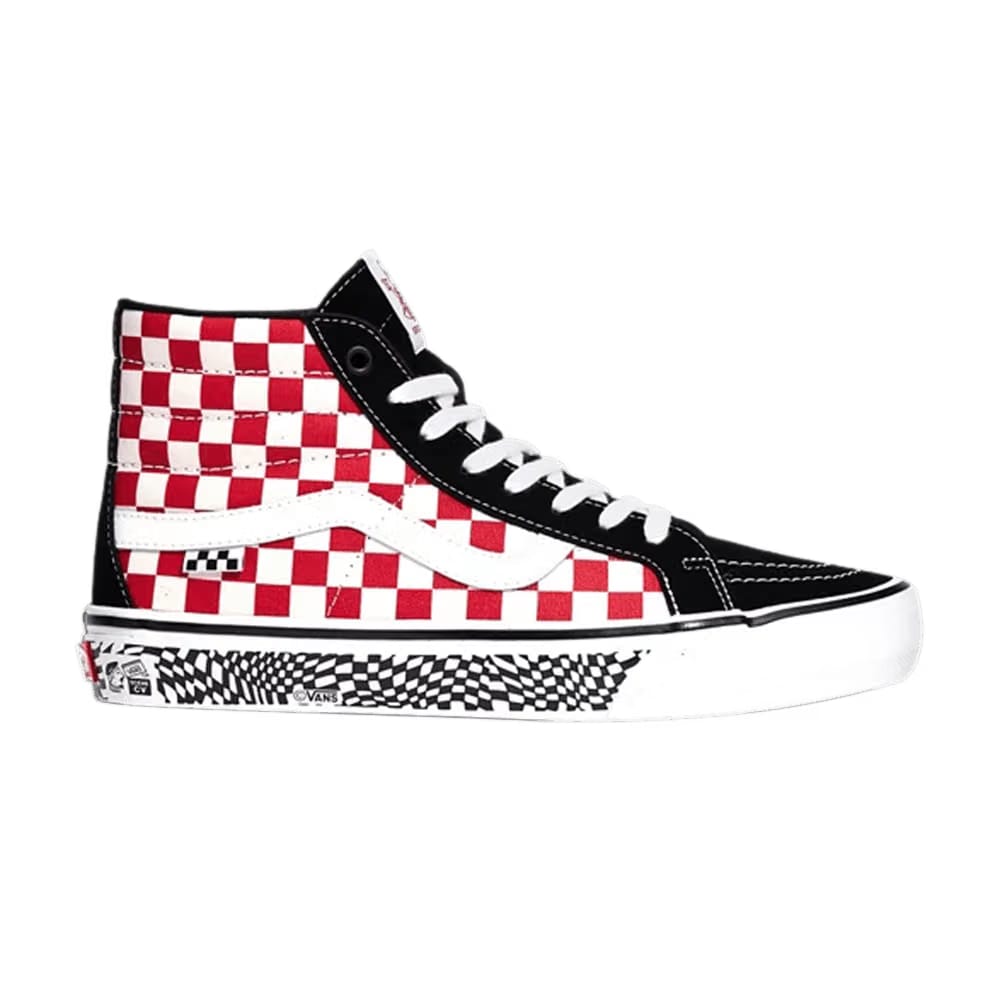 Vans Skate Sk8-Hi Reissue Grosso 84 - Red Checkerboard
