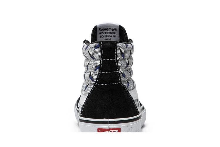 Vans Supreme x Sk8-Hi Pro Diamond Plate Black Grey