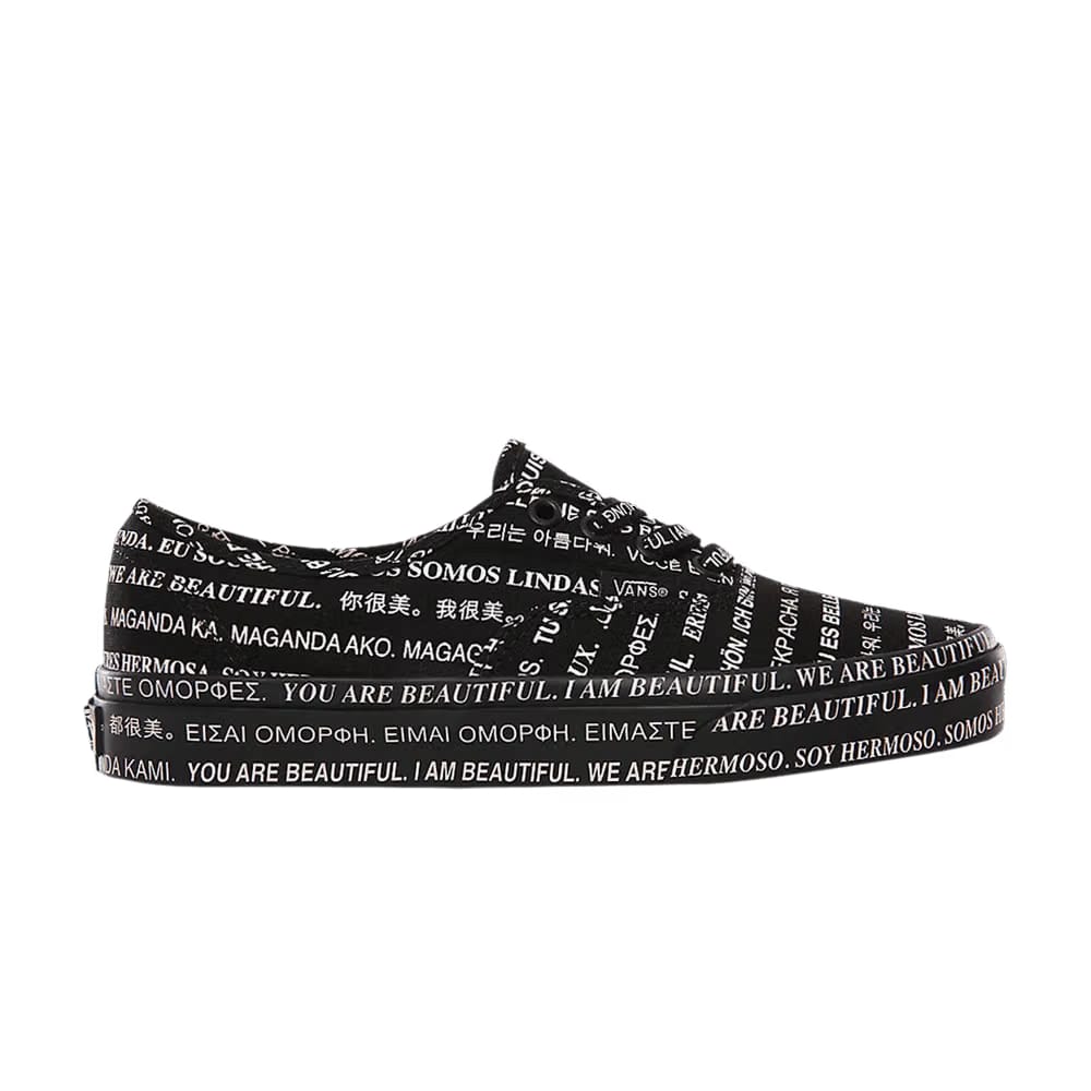 Vans Authentic We Are Beautiful - Black