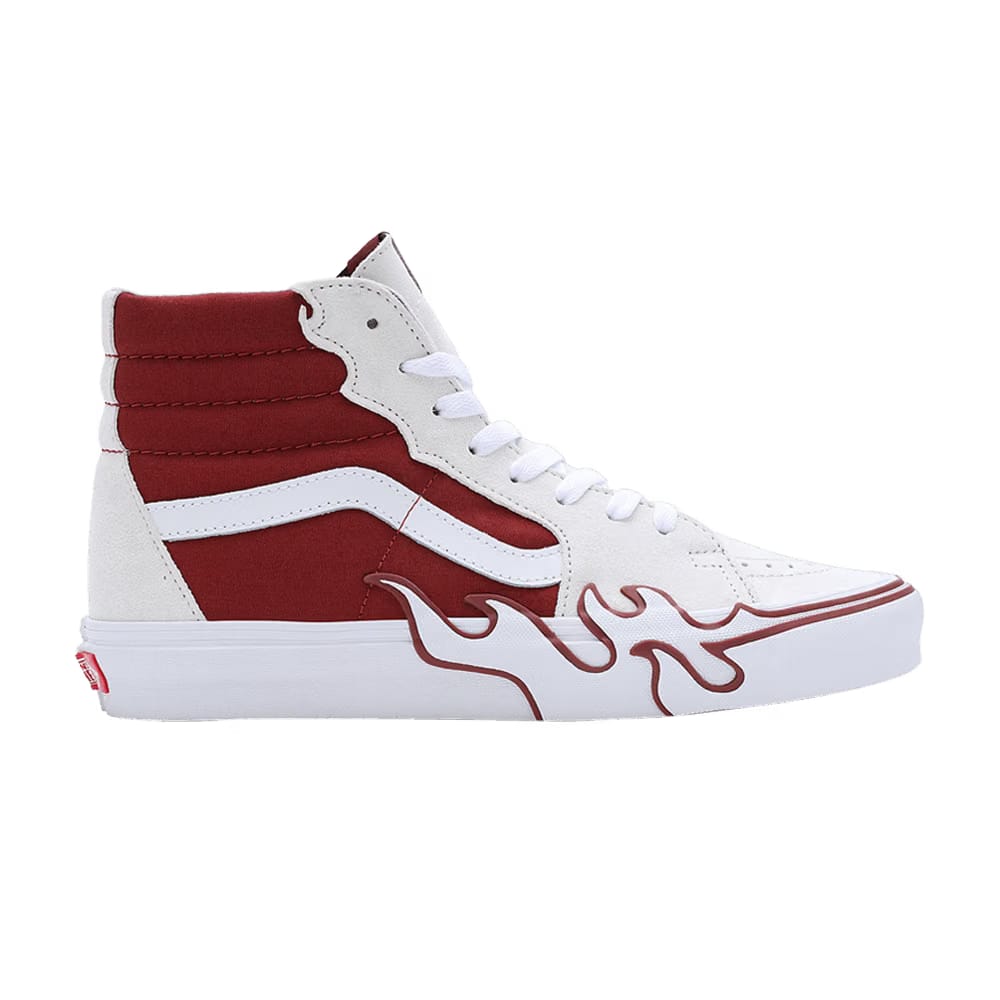 Vans Sk8-Hi Flame - White Tawny Port