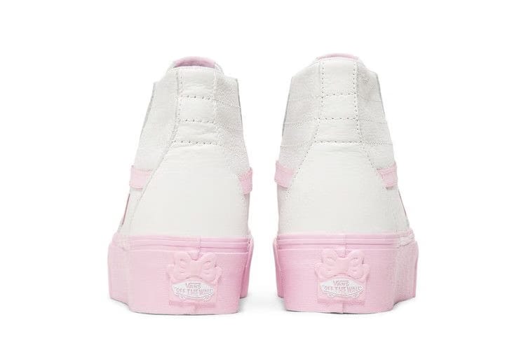 Barbie x Vans Sk8-Hi Tapered Stackform White Pink