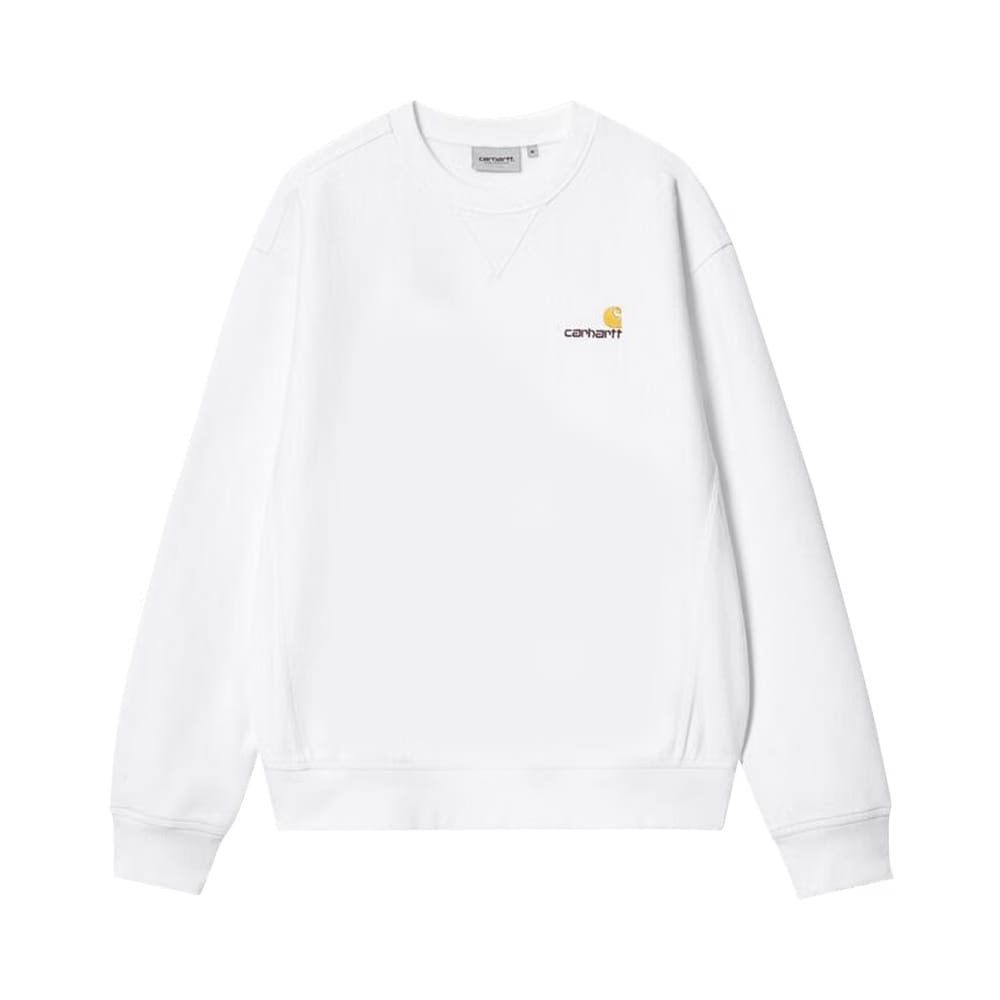 Carhartt WIP American Script Sweatshirt White