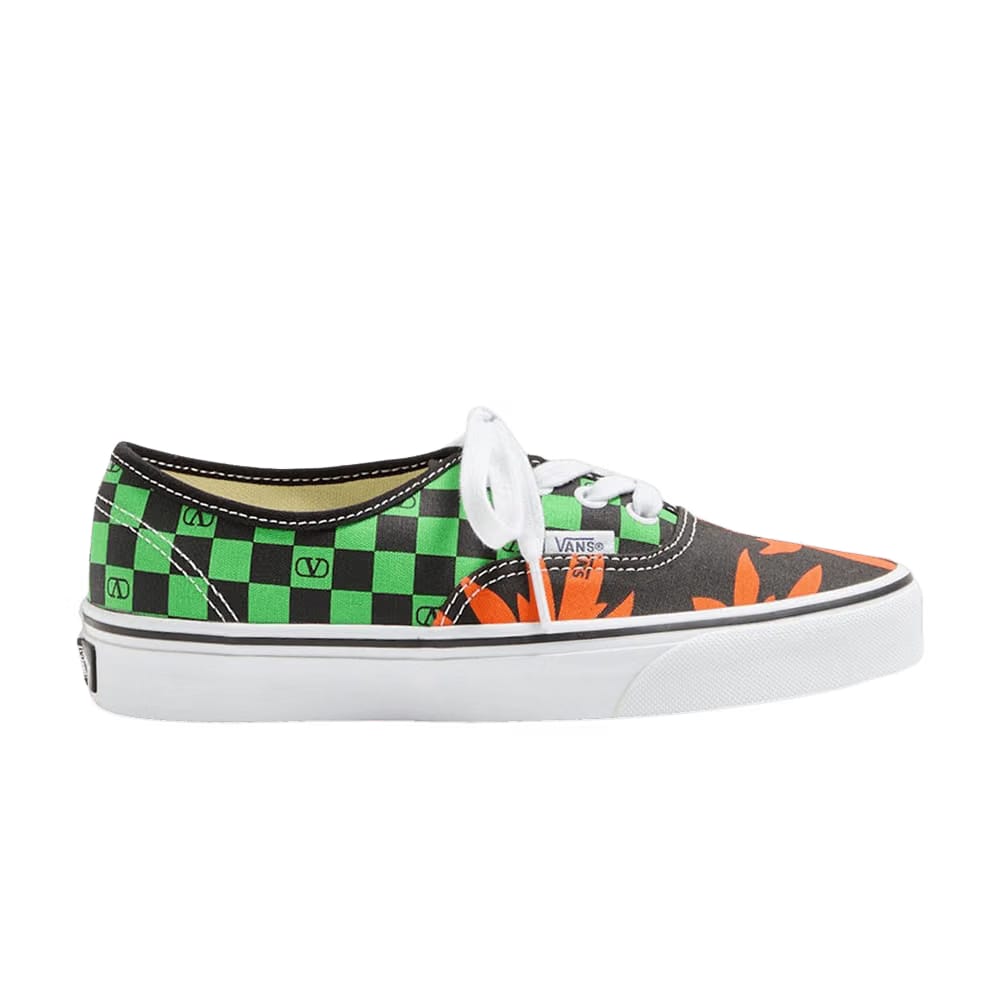 Valentino Garavani x Vans Authentic Checkerboard Tropical Leaves