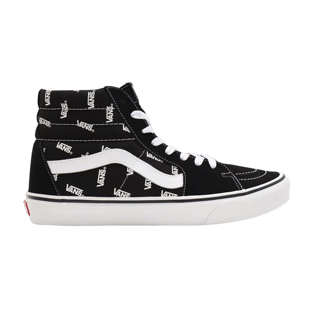 Sk8-Hi Vans Allover Logo - Black