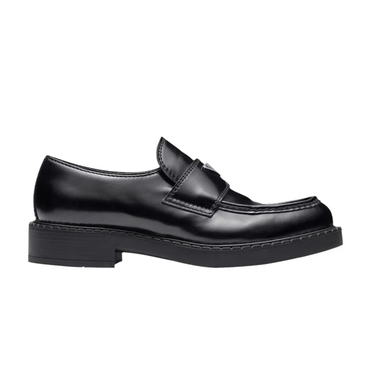 Prada Chocolate Loafer Black